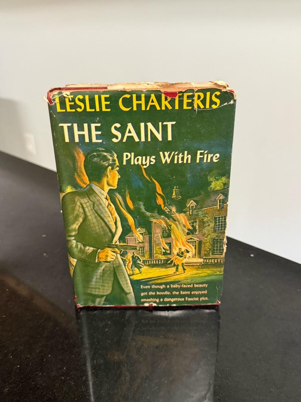 The Saint Plays With Fire by author Leslie Charteris. Vintage Book.
